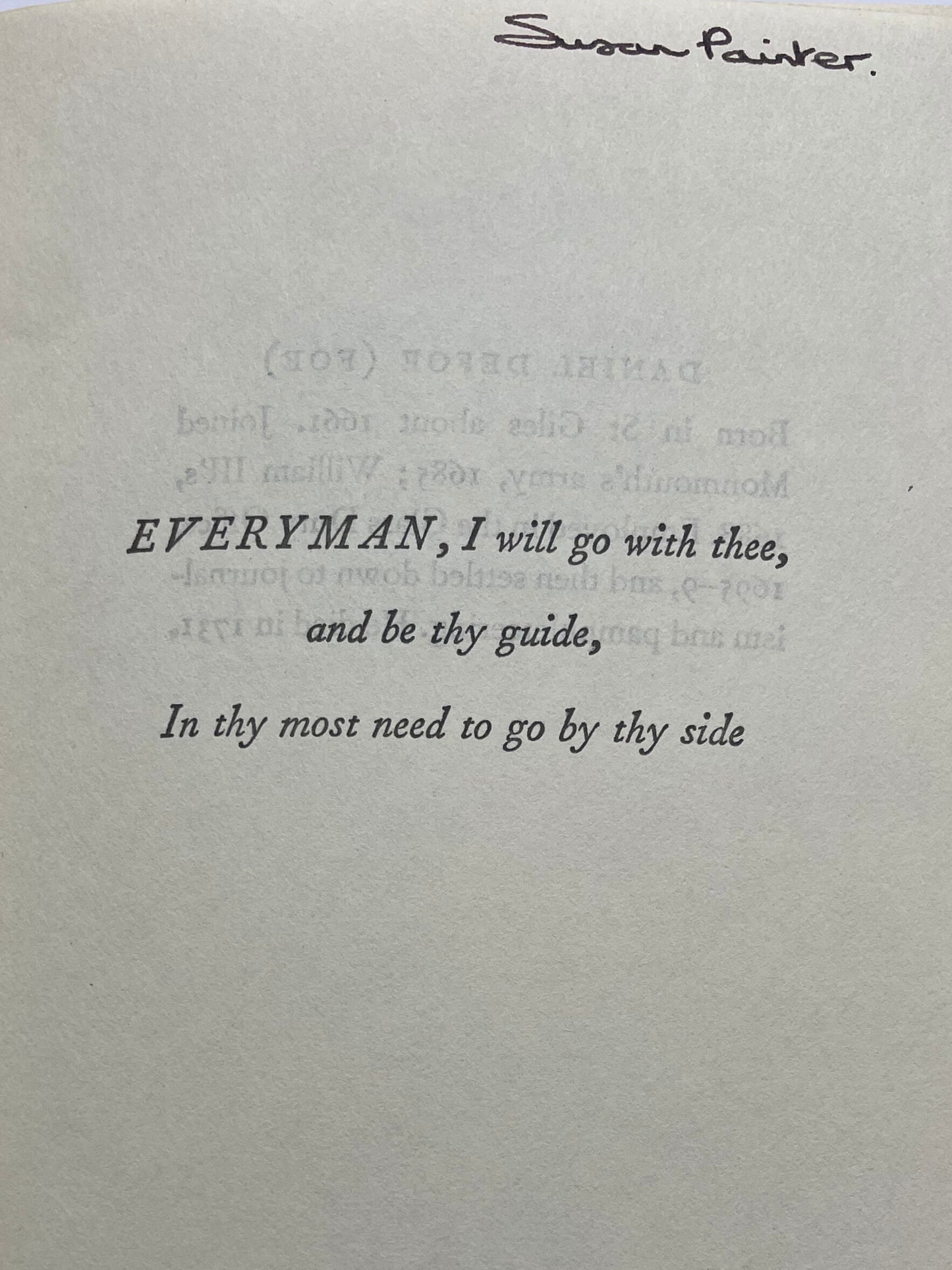 MOLL FLANDERS by DANIEL DAFOE