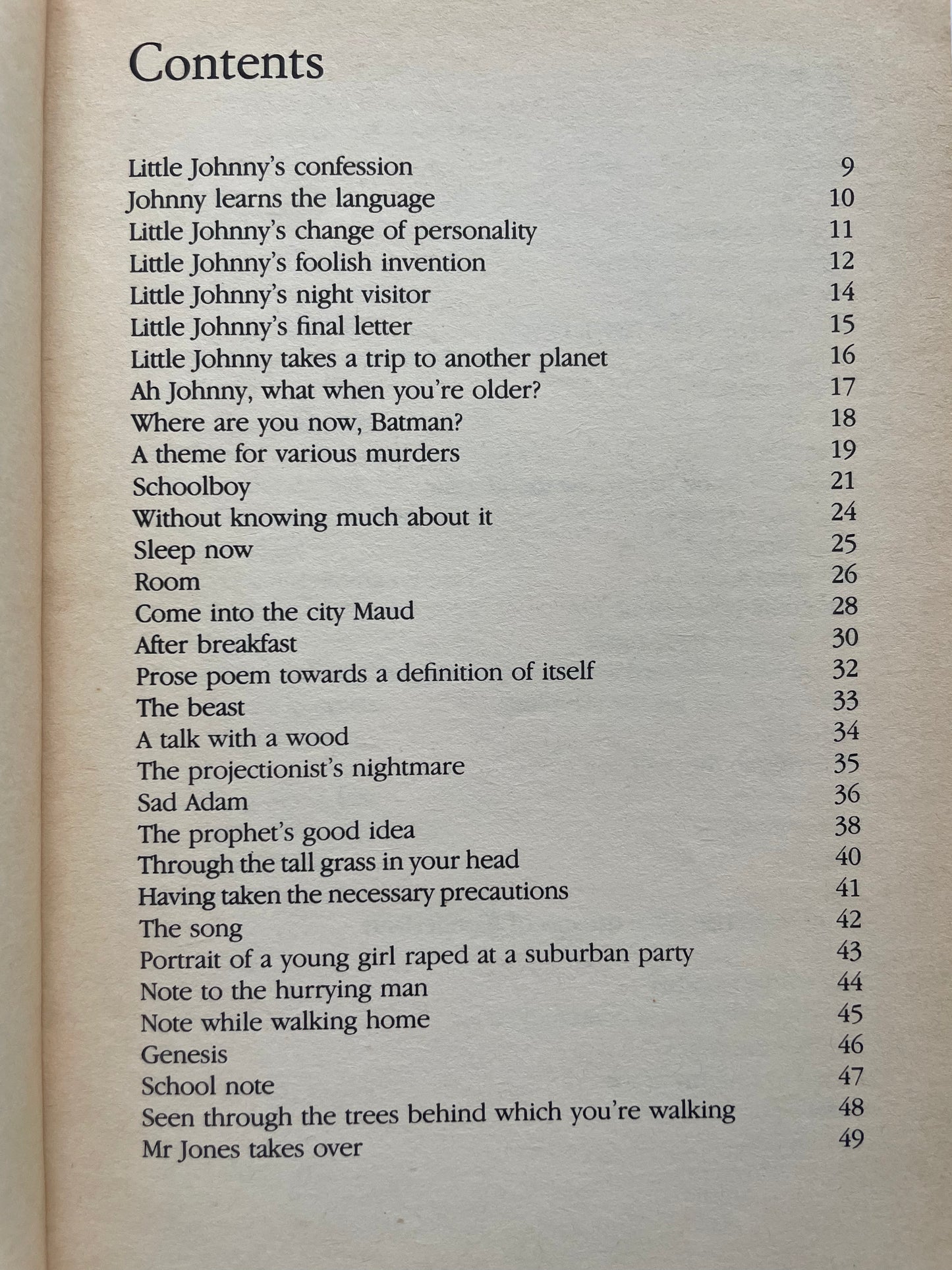 GRINNING JACK by BRIAN PATTEN