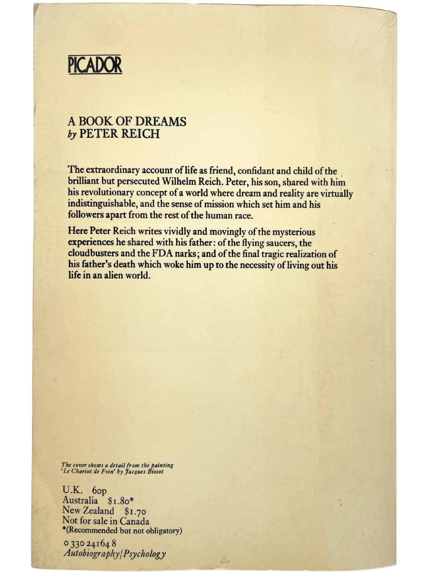 A BOOK OF DREAMS by PETER REICH