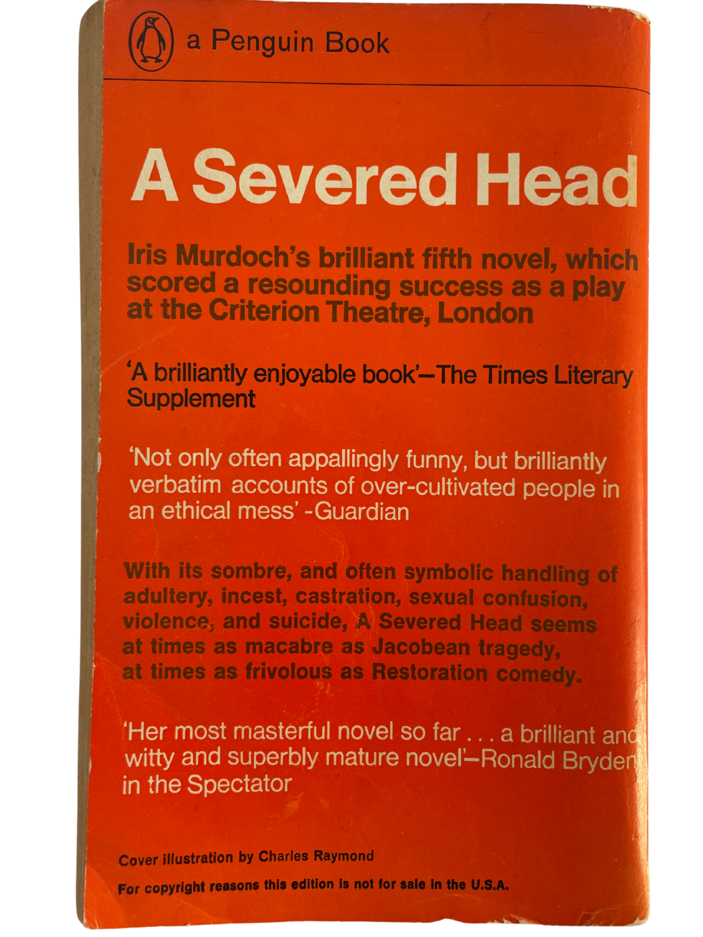 A SEVERED HEAD by IRIS MURDOCH