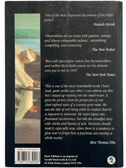 DIARY OF A MAN IN DESPAIR by FRIEDRICH RECK-MALLECZEWEN