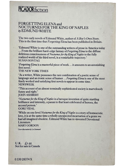 FORGETTING ELENA & NOCTURNES FOR KING OF NAPLES by EDMUND WHITE