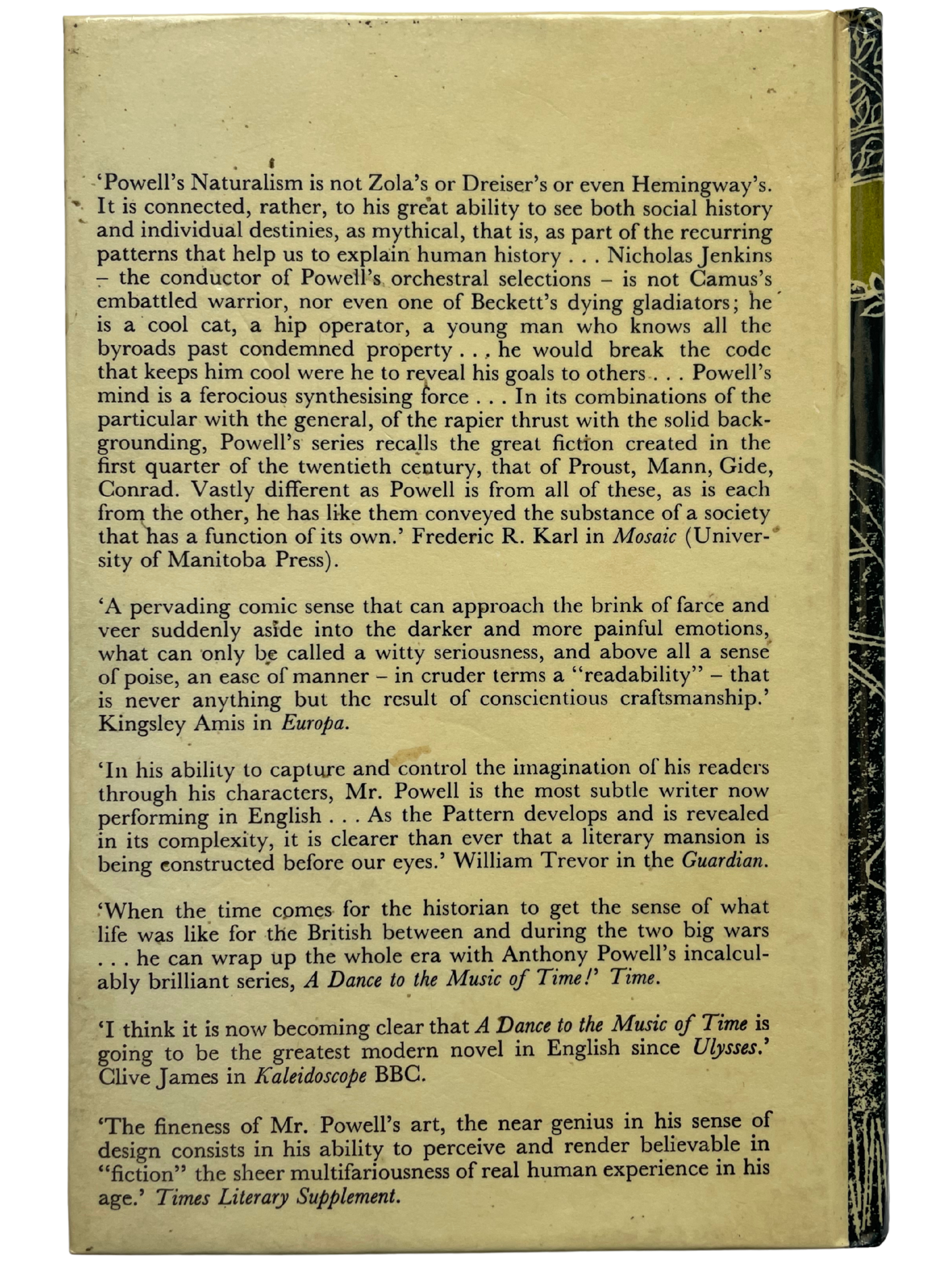 HEARING SECRET HARMONIES by ANTHONY POWELL