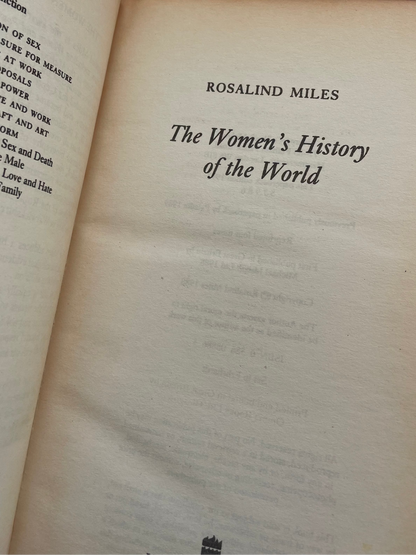 THE WOMEN'S HISTORY OF THE WORLD by ROSALIND MILES