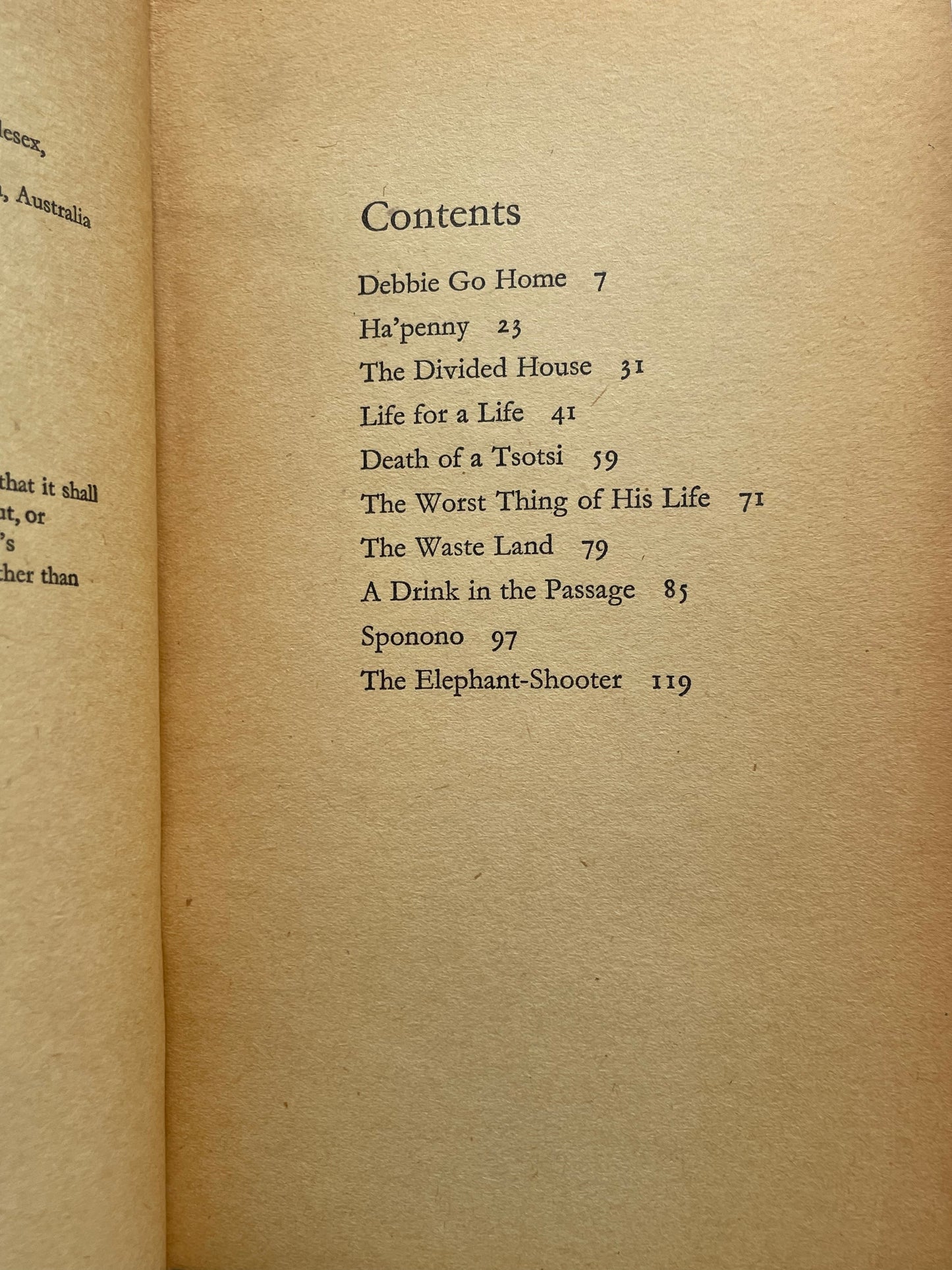 DEBBIE GO HOME by ALAN PATON