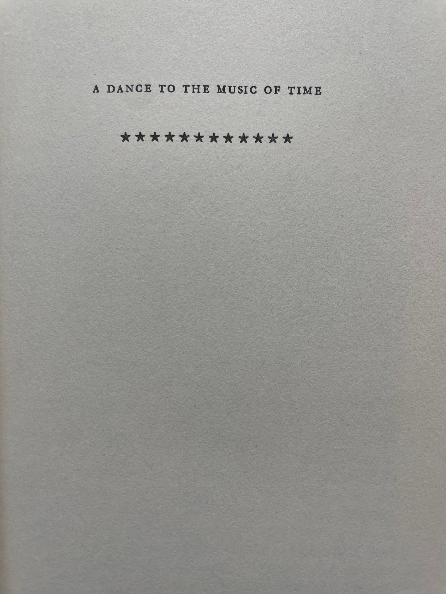 HEARING SECRET HARMONIES by ANTHONY POWELL