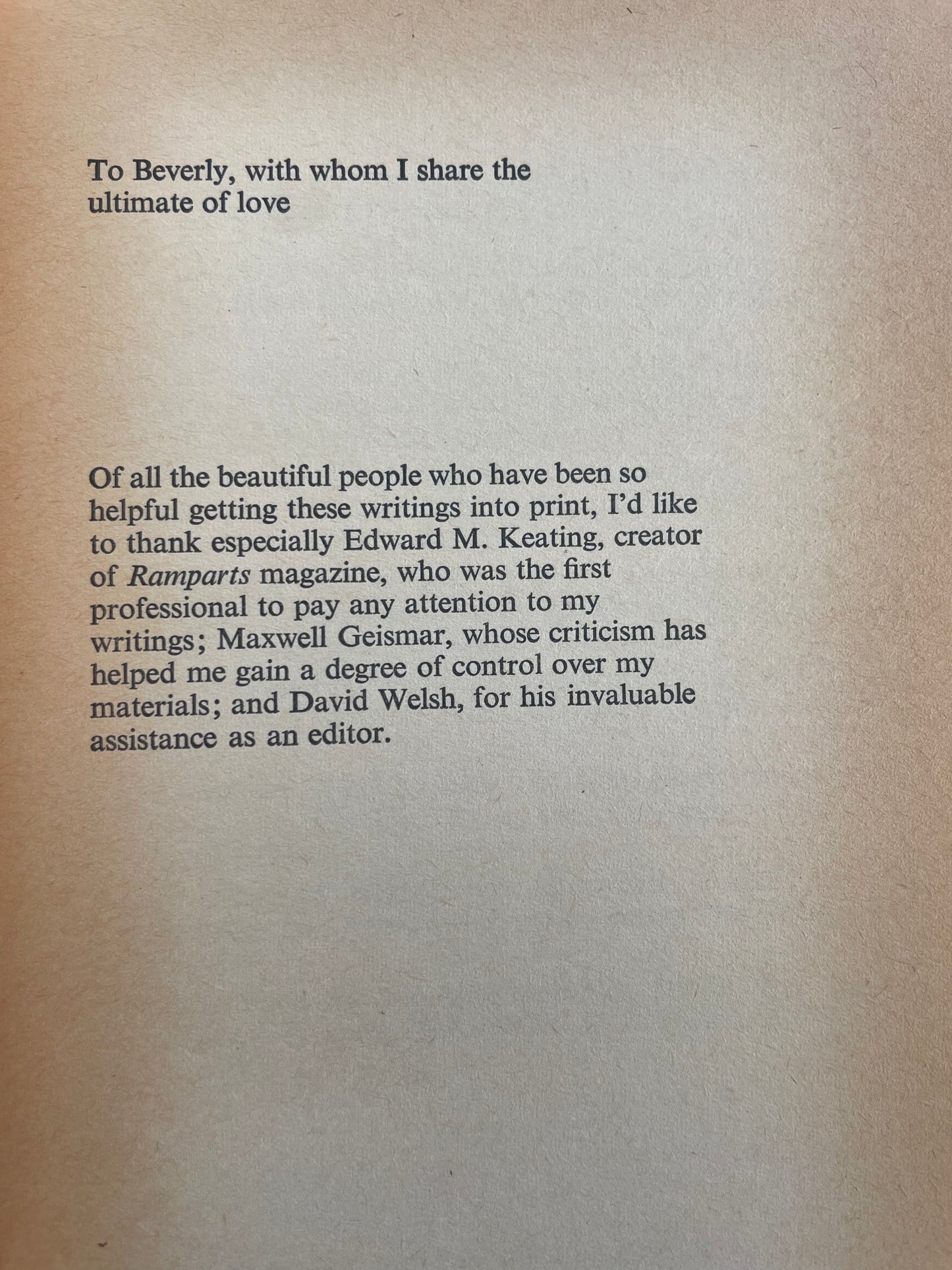 SOUL ON ICE by ELDRIDGE CLEAVER