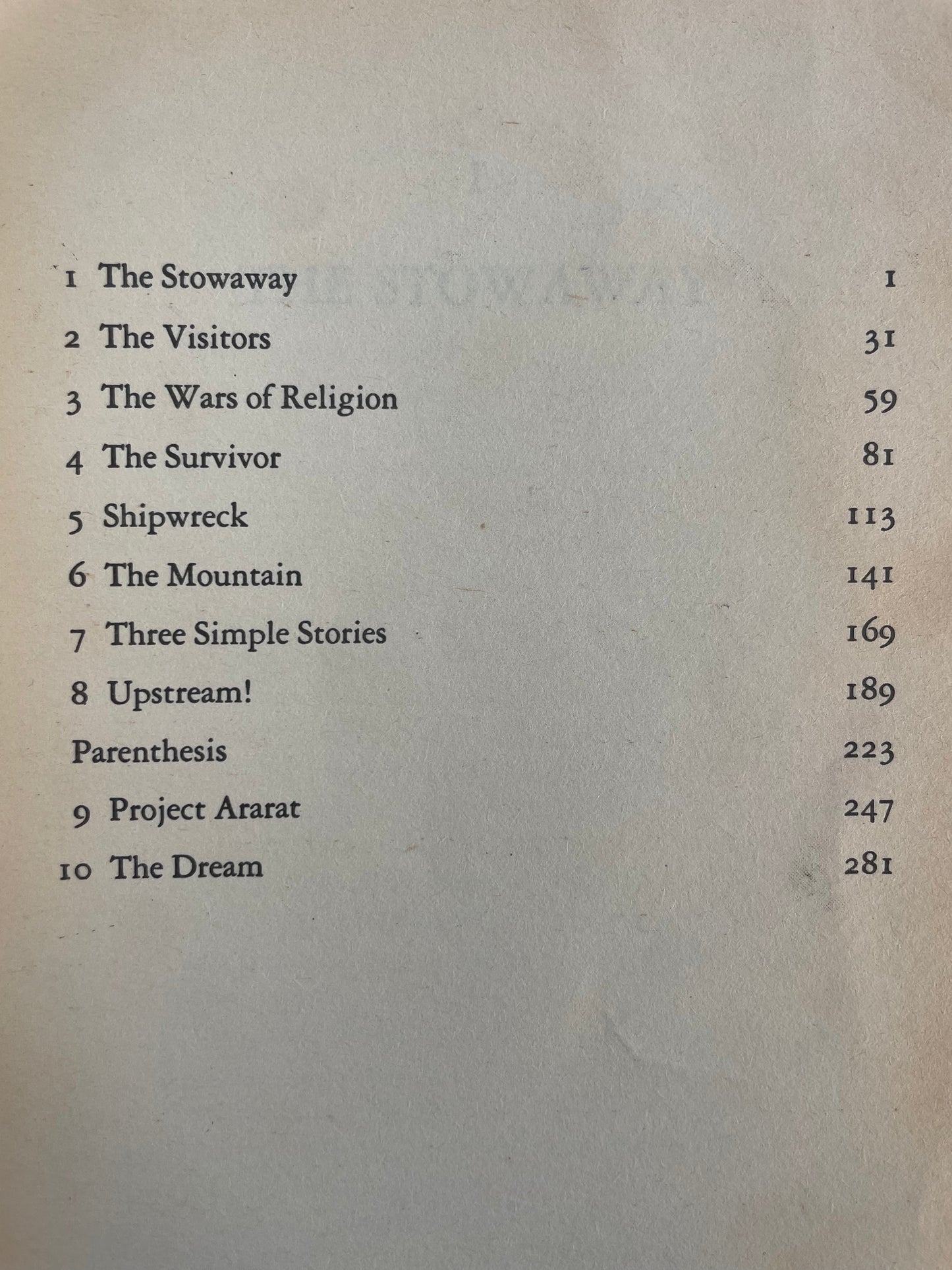 A HISTORY OF THE WORLD IN 10 1/2 CHAPTERS by JULIAN BARNES