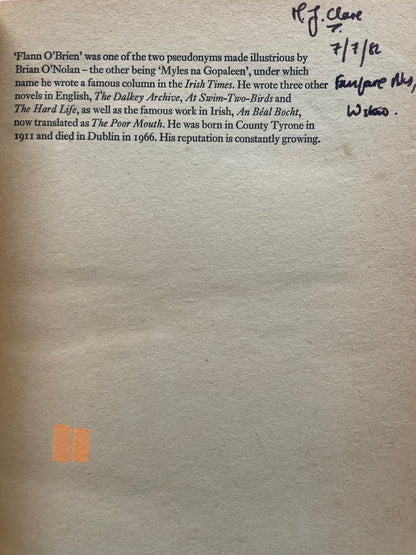 THE THIRD POLICEMAN by FLANN O'BRIEN