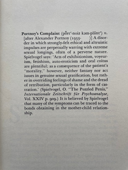 PORTNOY'S COMPLAINT by PHILIP ROTH
