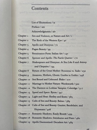 SEXUAL PERSONAE by CAMILLE PAGLIA