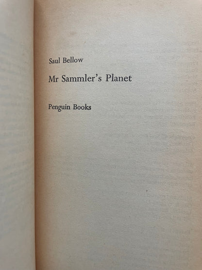 MR. SAMMLER'S PLANET by SAUL BELLOW