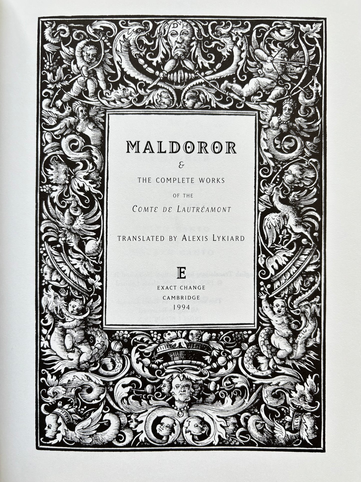 MALDOROR AND THE COMPLETE WORKS