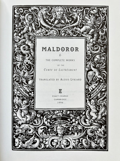MALDOROR AND THE COMPLETE WORKS
