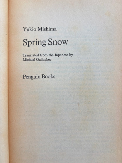 SPRING SNOW