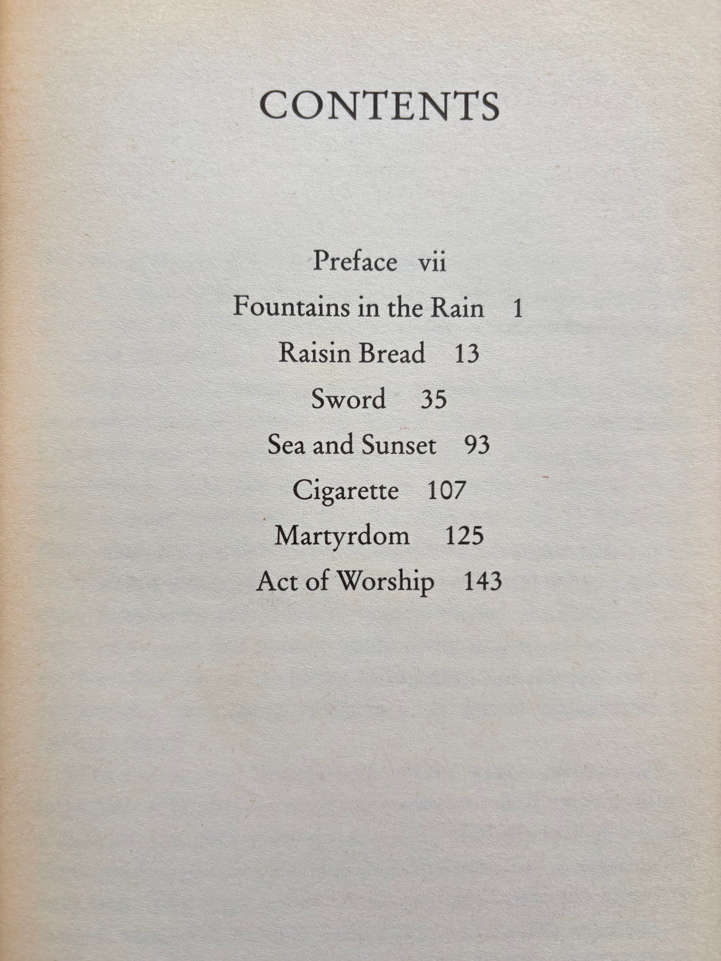 ACTS OF WORSHIP