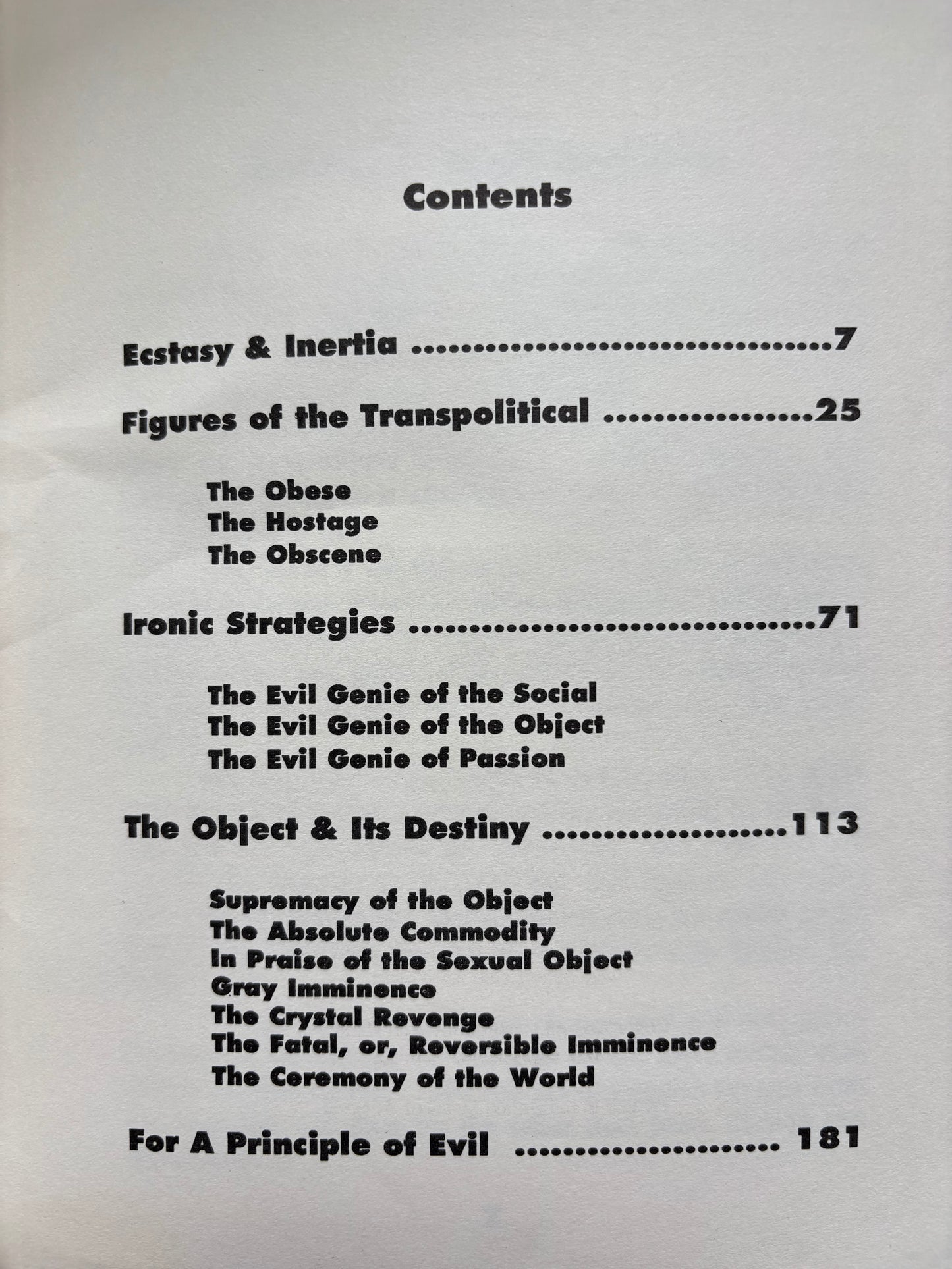 FATAL STRATEGIES