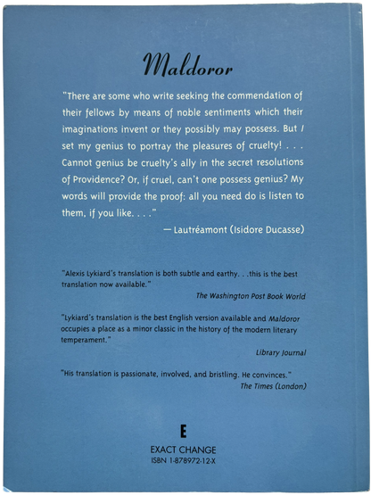MALDOROR AND THE COMPLETE WORKS