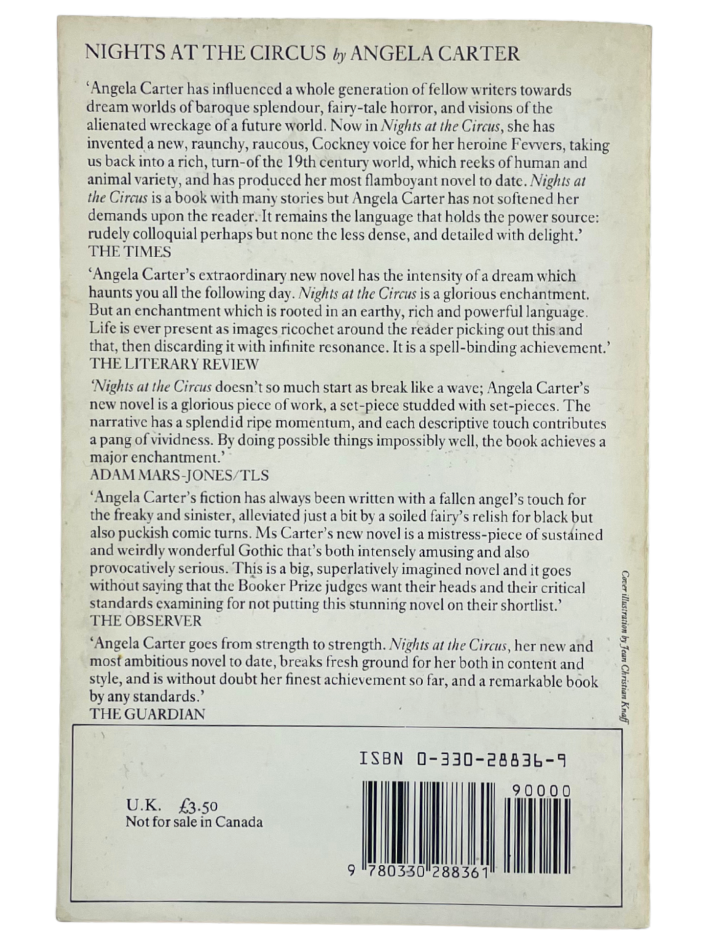 NIGHTS AT THE CIRCUS by ANGELA CARTER