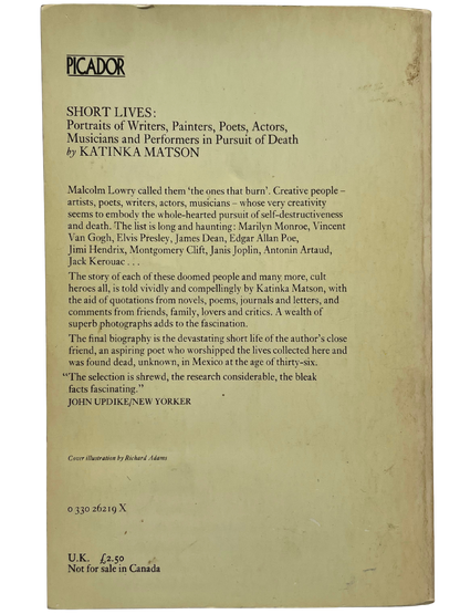 SHORT LIVES by KATINKA MATSON