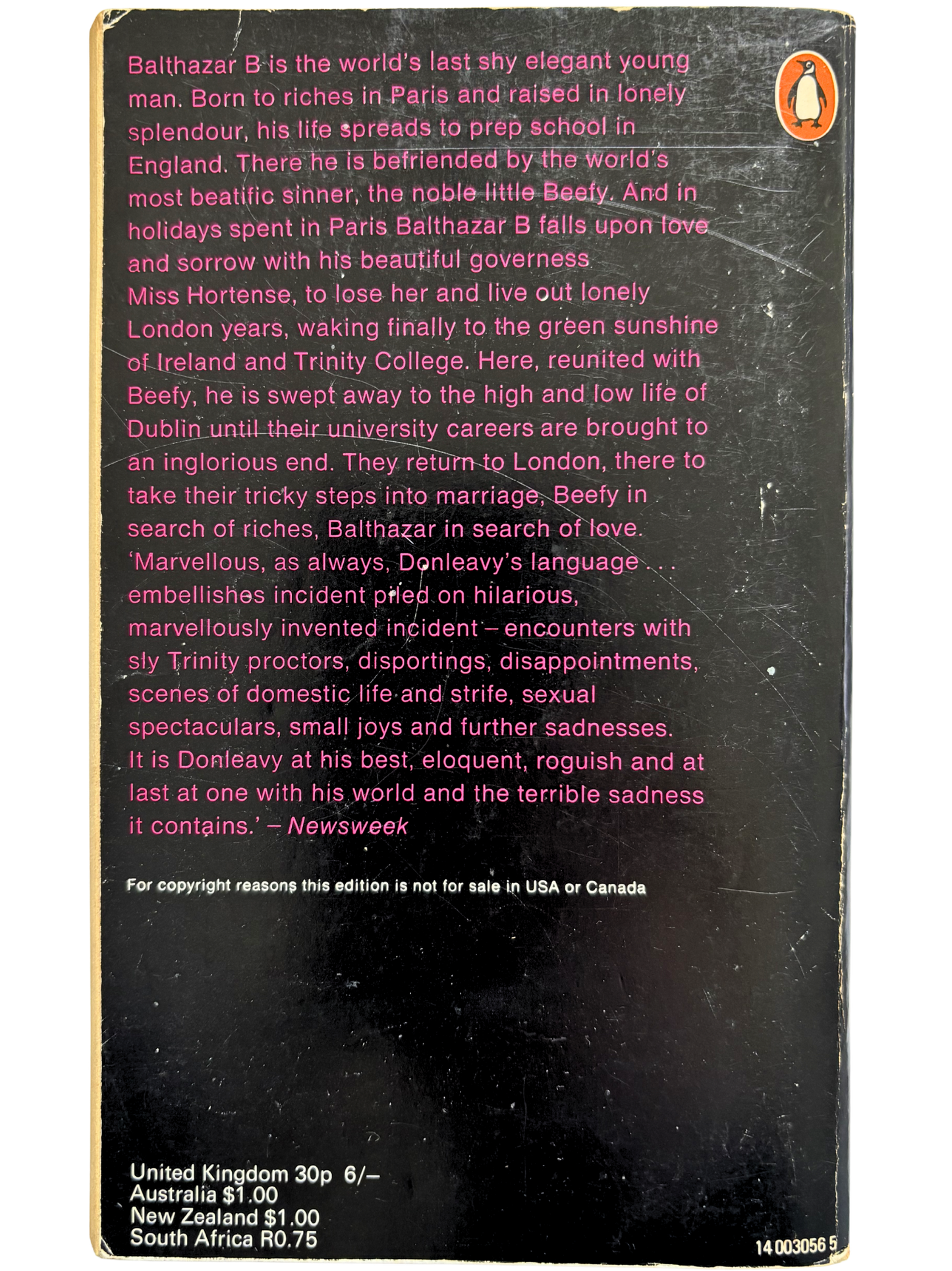 THE BEASTLY BEATITUDES OF BALTHAZAR B