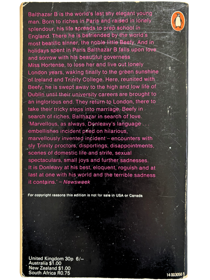 THE BEASTLY BEATITUDES OF BALTHAZAR B