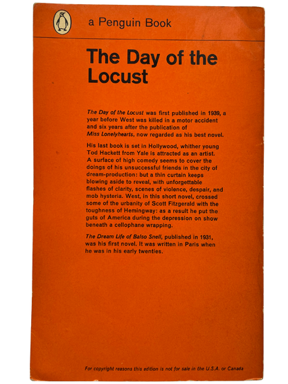 THE DAY OF THE LOCUST by NATHANAEL WEST