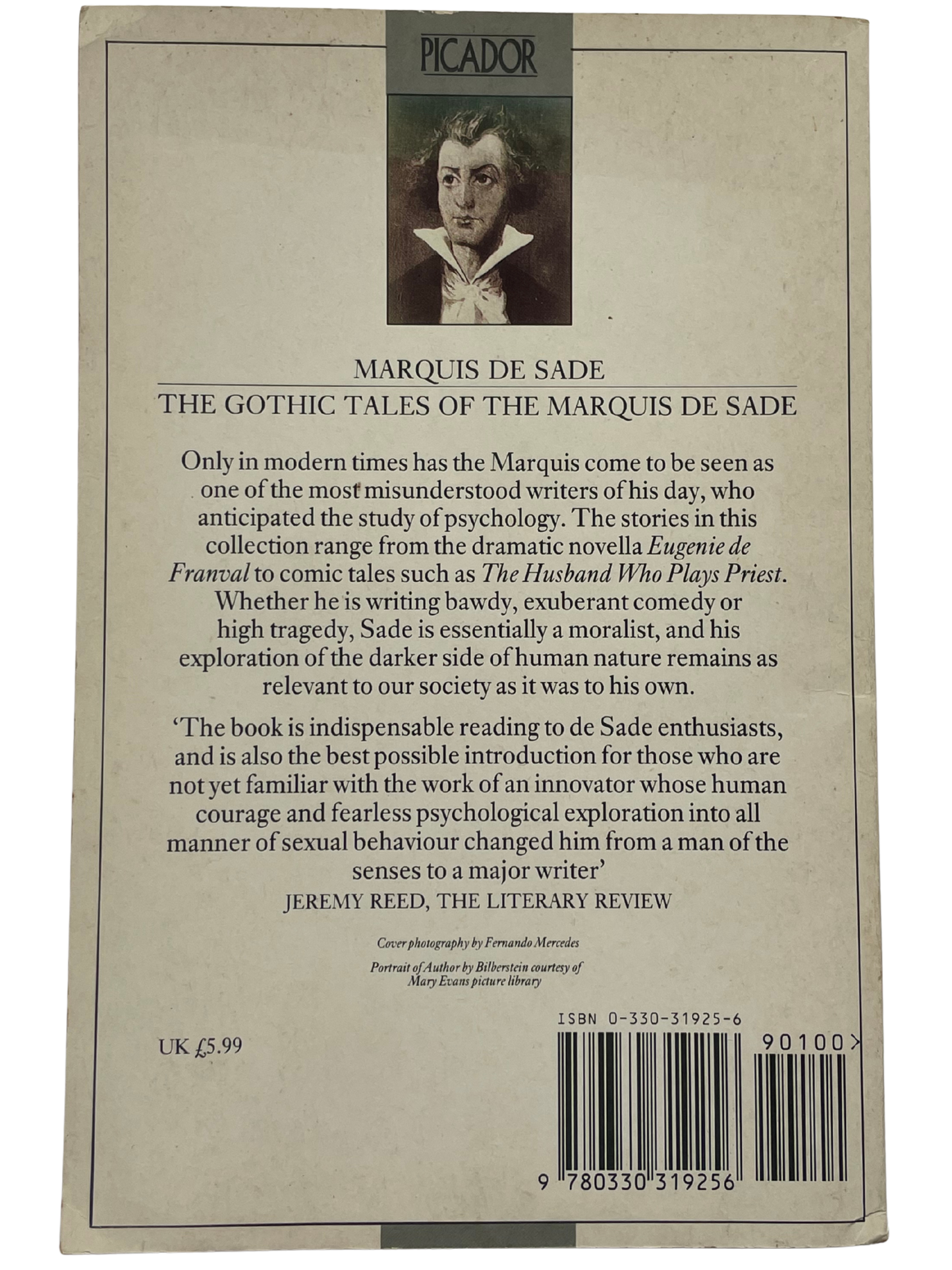 THE GOTHIC TALES by MARQUIS DE SADE