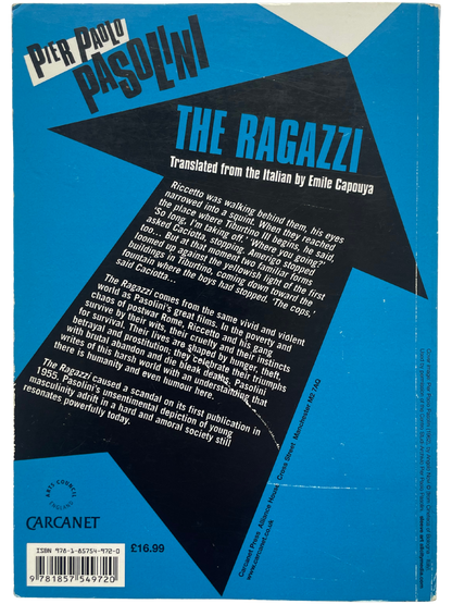 THE RAGAZZI by PIER PAOLO PASOLINI