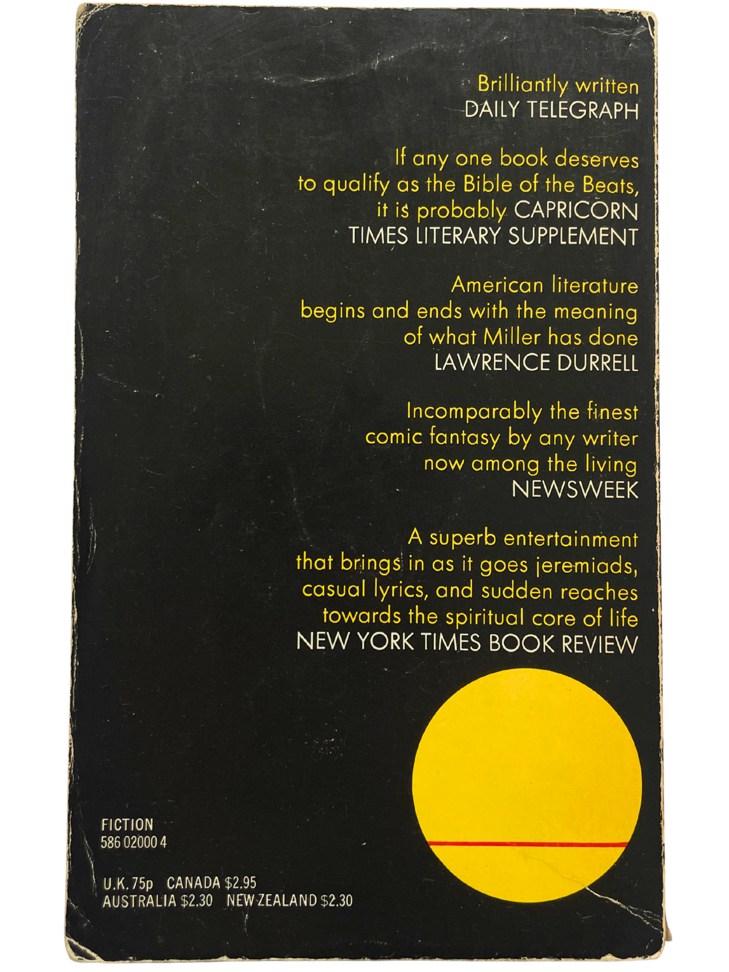 TROPIC OF CAPRICORN by HENRY MILLER