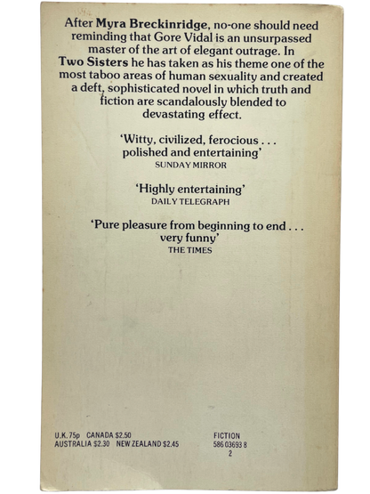 TWO SISTERS by GORE VIDAL